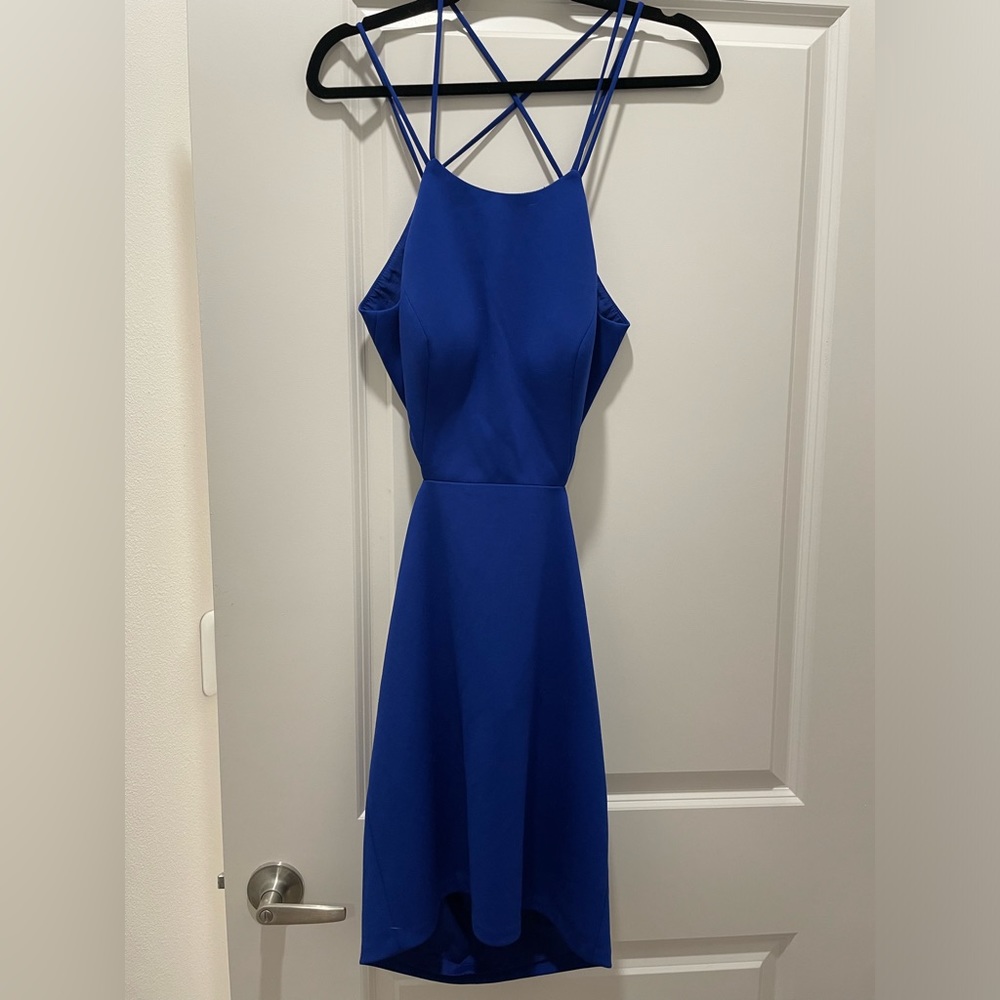 Blue dress